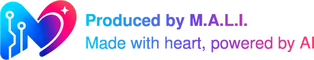 Produced by M.A.L.I. · Made with heart, powered by AI